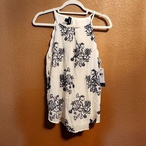 NWT A. Byer Gauzy Halter in Large